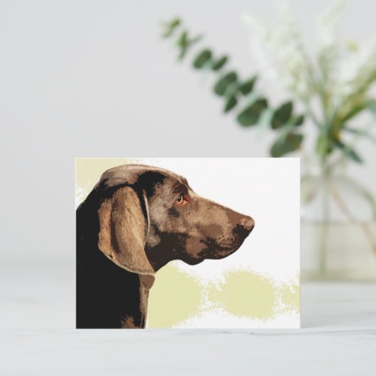 Vizsla Briefkaart (Staand voorkant)