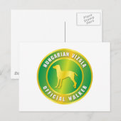 Vizsla Briefkaart (Voorkant / Achterkant)
