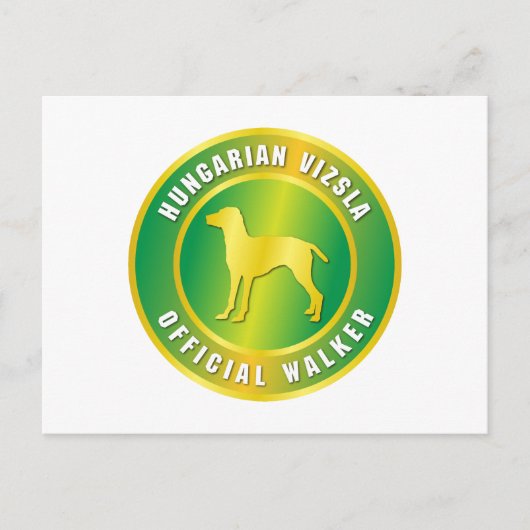 Vizsla Briefkaart (Voorkant)