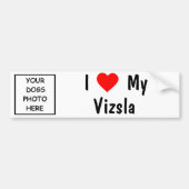 Vizsla Bumpersticker (Voorkant)
