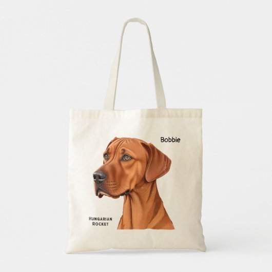  Vizsla cadeau voor jachthonden fans Tote Bag (Achterkant)