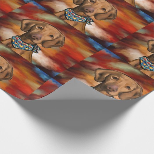 Vizsla Cadeaupapier (Hoek)