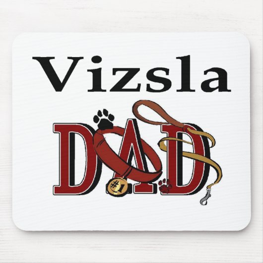 Vizsla Cadeaus voor Papa Muismat (Voorkant)