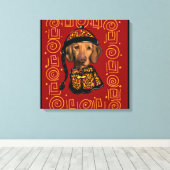 VIZSLA CANVAS AFDRUK (Insitu (Houten vloer))