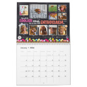 Vizsla Chalkboard Kalender (Jan 2026)