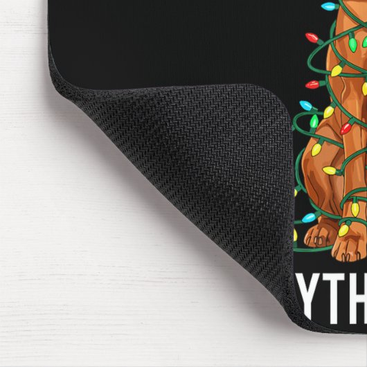 Vizsla Christmas I'm Fine Everything Is Fine Muismat (Hoek)