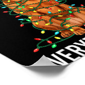 Vizsla Christmas I'm Fine Everything Is Fine Poster (Hoek)