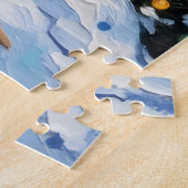 Vizsla Christmas Lighthouse Holiday Legpuzzel (Zijkant)