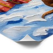 Vizsla Christmas Lighthouse Holiday Perfect Poster (Hoek)