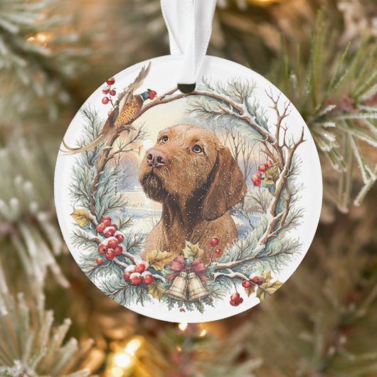 Vizsla Christmas  Ornament (Boom)