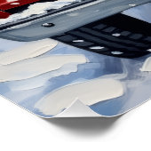 Vizsla Christmas Red Truck Holiday Perfect Poster (Hoek)