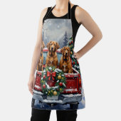 Vizsla Christmas Red Truck Holiday Schort (Insitu)