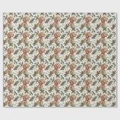 Vizsla Christmas Wrapping Paper Cadeaupapier (Vlak)