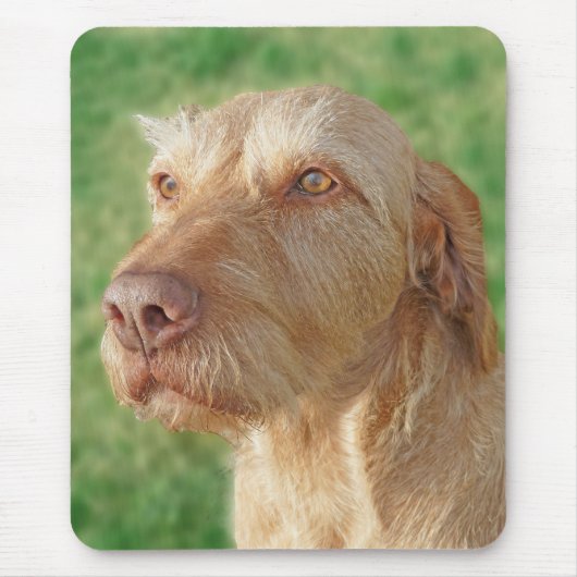 Vizsla Creëer Your Ewn Custom Pet Photo Mousepad Muismat (Voorkant)