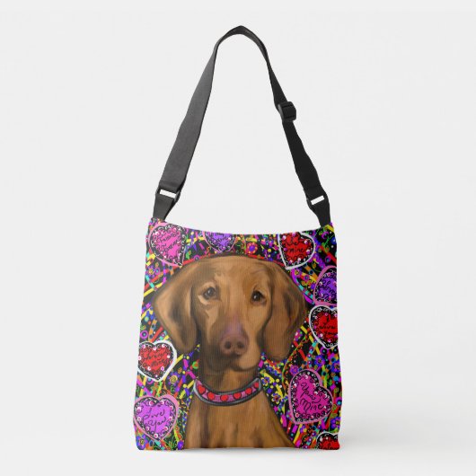 Vizsla Crossbody Tas (Voorkant)