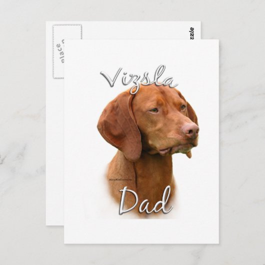 Vizsla Dad 2 Briefkaart (Voorkant / Achterkant)