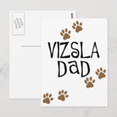 Vizsla Dad Briefkaart (Voorkant / Achterkant)