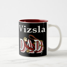 Vizsla Dad Gifts Tweekleurige Koffiemok