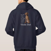 Vizsla Dad Hoodie (Achterkant)