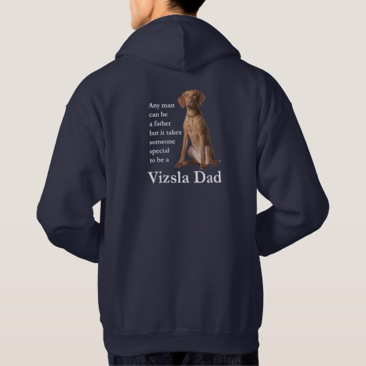 Vizsla Dad Hoodie (Achterkant)