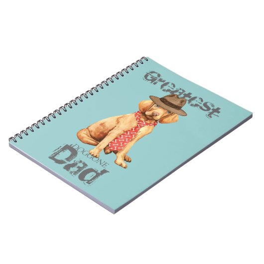 Vizsla Dad Notitieboek (Linkerzijde)