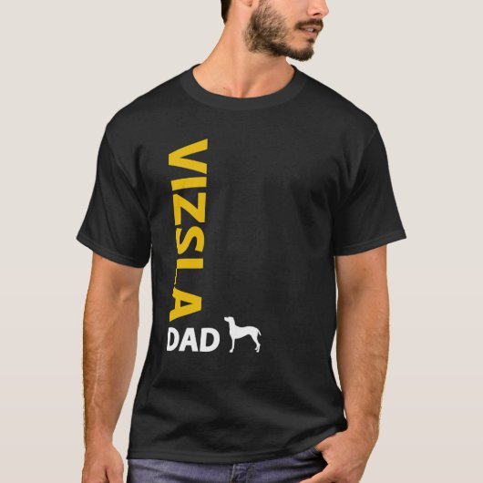 Vizsla Dad T-shirt (Voorkant)