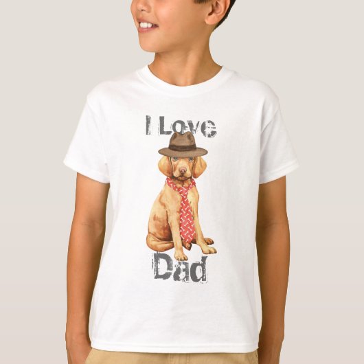Vizsla Dad T-shirt (Voorkant)