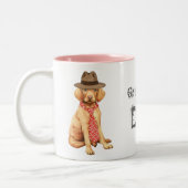 Vizsla Dad Tweekleurige Koffiemok (Links)