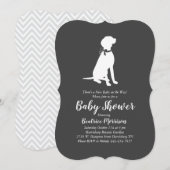 Vizsla Dog Baby shower Geslacht Neutraal Kaart (Voorkant / Achterkant)