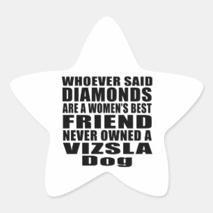VIZSLA DOG BEST FRIEND DESIGN STER STICKER