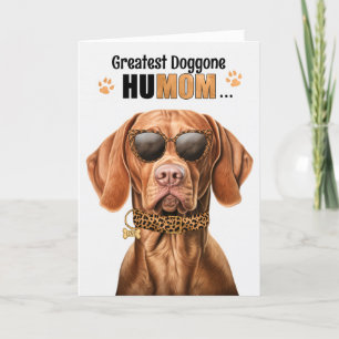 Vizsla Dog Beste HuMOM Ooit Moederdag Feestdagen Kaart