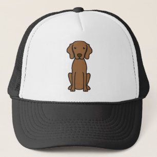 Vizsla Dog Cartoon Trucker Pet