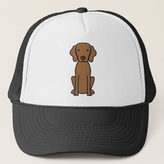 Vizsla Dog Cartoon Trucker Pet (Voorkant)