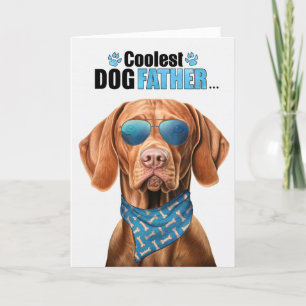 Vizsla Dog Coolste Pa Ooit Vaderdag Feestdagen Kaart