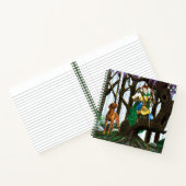 Vizsla Dog Elf Forest Notitieboek (Binnen)