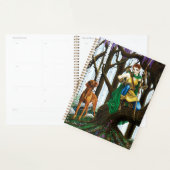 Vizsla Dog Elf Forest Planner (Display)