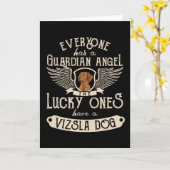 Vizsla Dog Gift Idee voor hondeneigenaar Kaart (Gele Bloem)