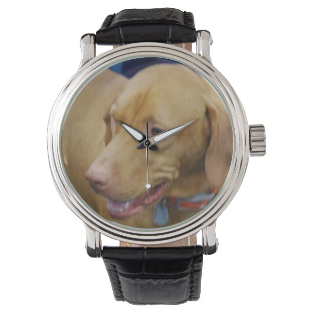 Vizsla Dog Horloge (Voorkant)