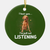 Vizsla Dog Keramisch Ornament (Voorkant)