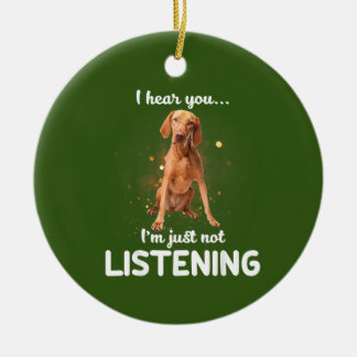 Vizsla Dog Keramisch Ornament