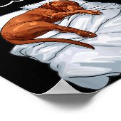 Vizsla Dog Nightgown Pajama Poster (Hoek)