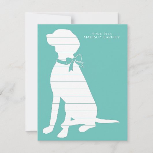 Vizsla Dog Puppy Bedankkaart (Voorkant)