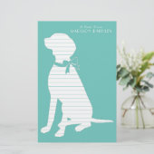 Vizsla Dog Puppy Briefpapier (Staand voorkant)