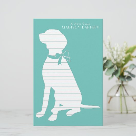 Vizsla Dog Puppy Briefpapier (Staand voorkant)