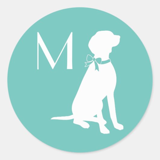 Vizsla Dog Puppy Ronde Sticker (Voorkant)