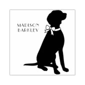 Vizsla Dog Puppy Rubberstempel (Afrduk)