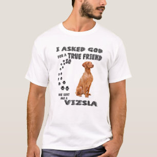 Vizsla Dog Quote mam Papa Costume, Cute Hungarian  T-shirt