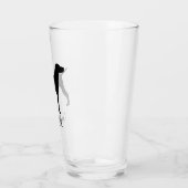 Vizsla Dog Silhouette Persoonlijk Glas (Links)