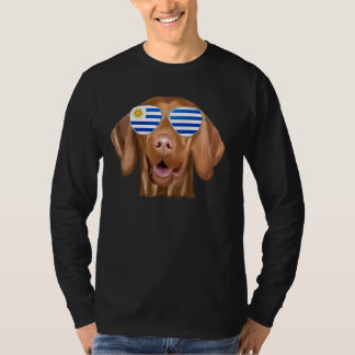 Vizsla Dog Uruguay Zonnebril T-shirt