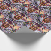 Vizsla Dog Valentine's Day Cadeaupapier (Hoek)